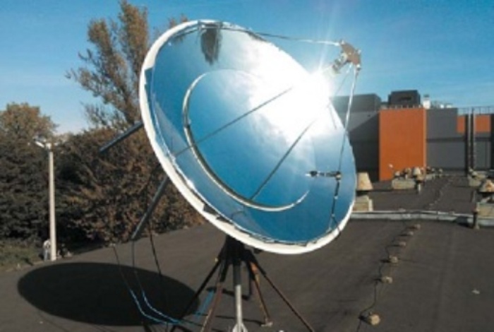 Koncentrator promieniowania słonecznego na dachu budynku KZRE AGH
K. Sornek