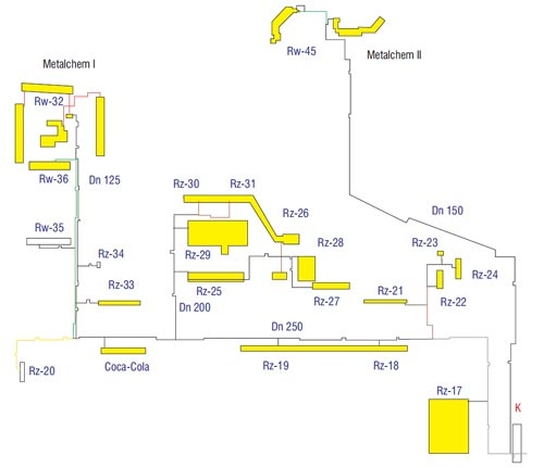 Plan sieci ciepłowniczej 