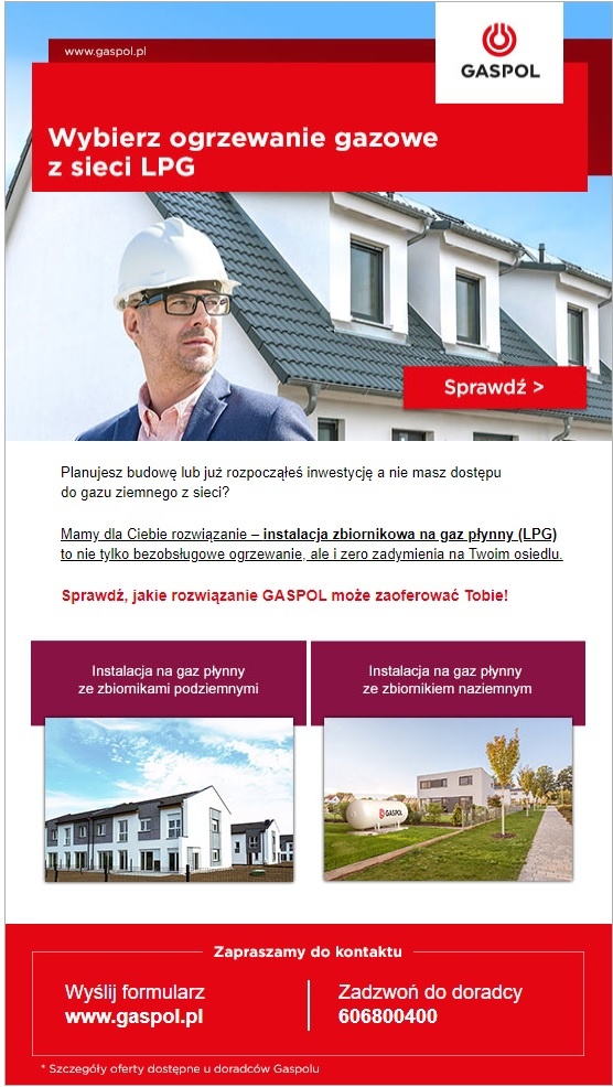 instalacja gazu plynnego