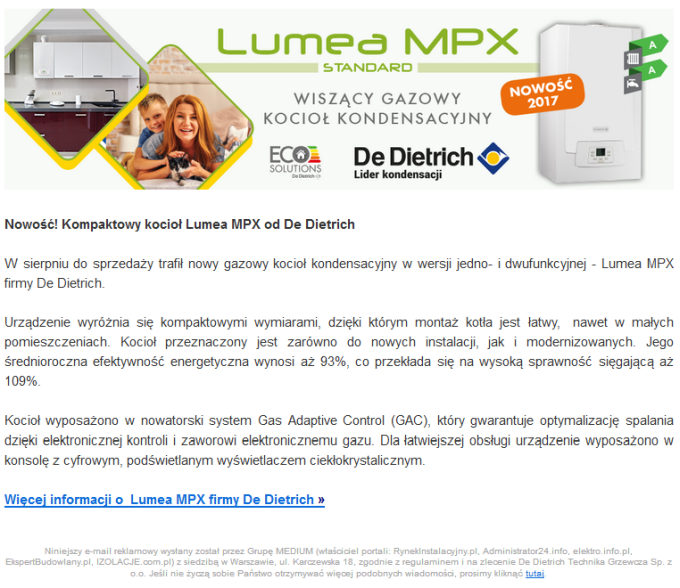 Lumea MPX mailing