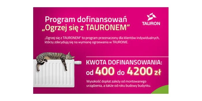 Dofinansowanie do wymiany ogrzewania od TAURONA