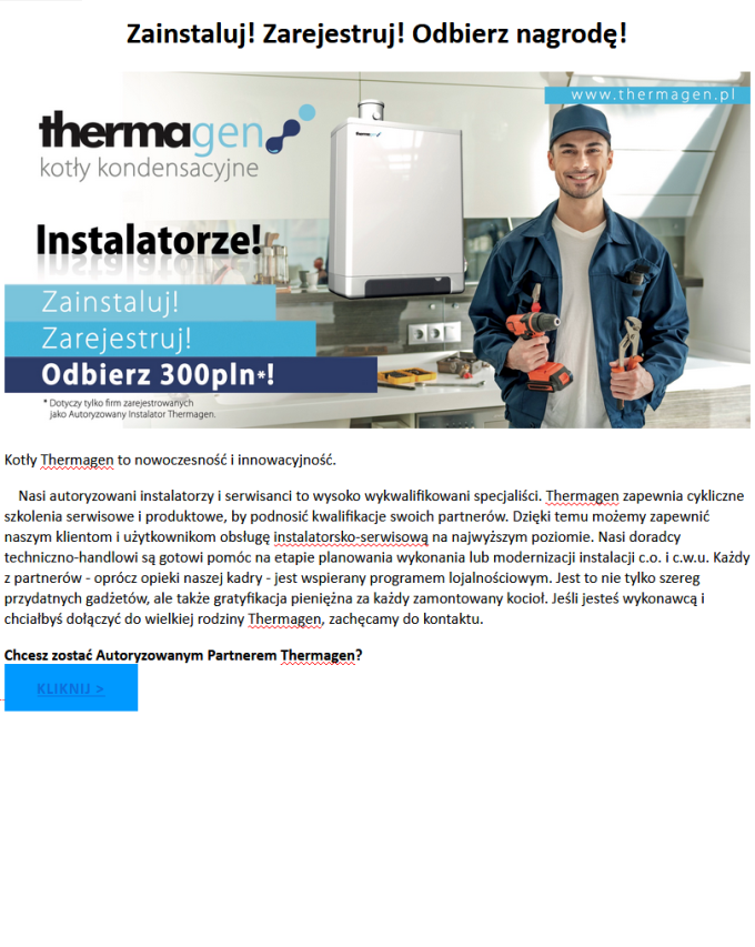 Thermagen mailing