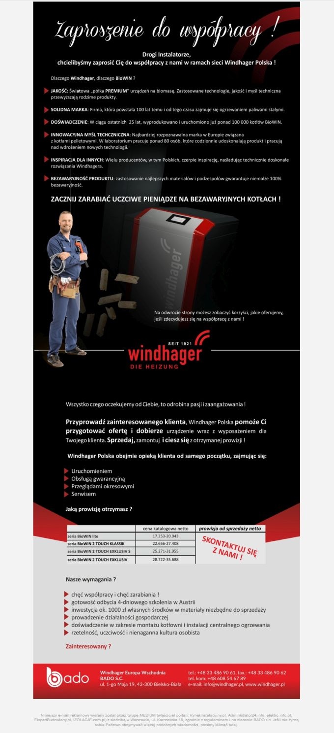 Windhager mailing