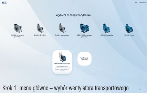 wybór wentylatora transportowego