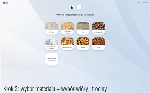 krok 2. wybór materiału