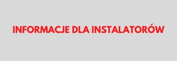 informacje dla instalatorów