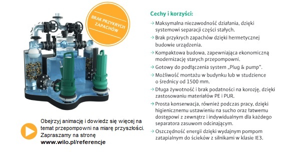 przempompownine ścieków wilo