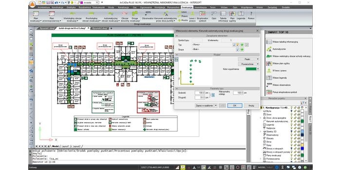 ArCADia-DROGI EWAKUACYJNE. Mat. IINTERsoft