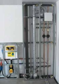 Instalacja wykonana w  systemie Viega Steptec
