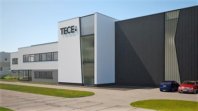 Wizualizacja nowego zakładu produkcyjnego TECE