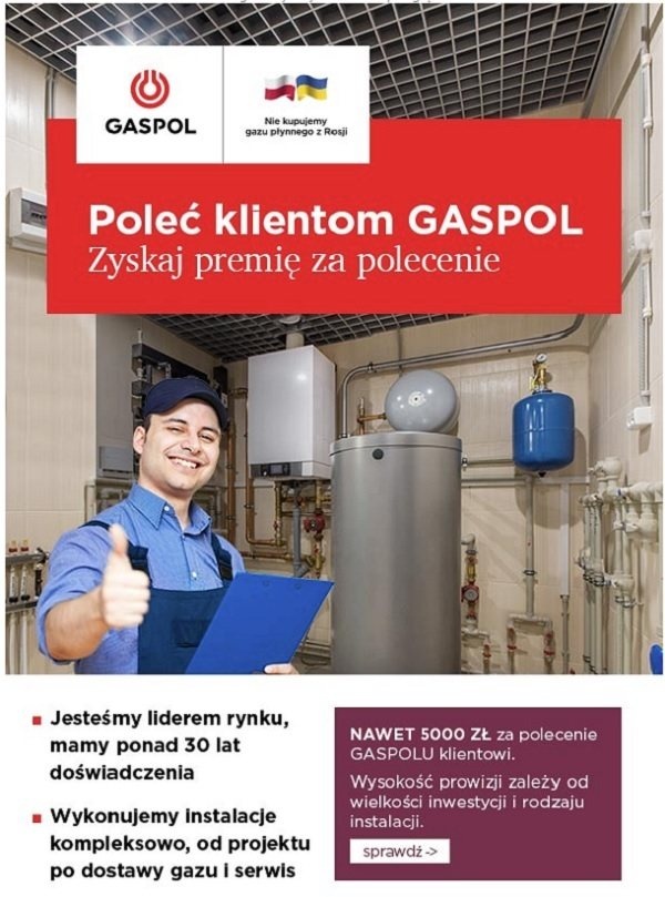 premia za polecenie gaspol