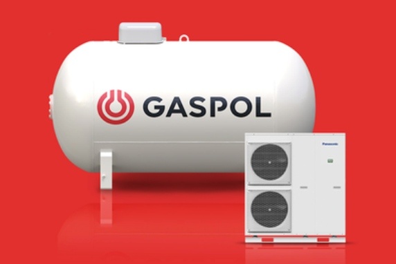 instalacja gazowa gaspol z pompą ciepla panasonic