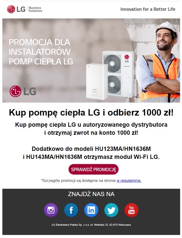 lg pompa ciepla