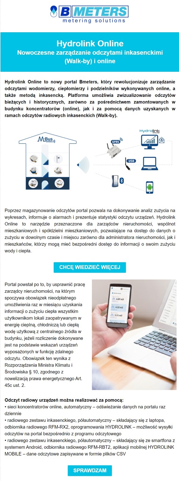 bmeters hydrolink online