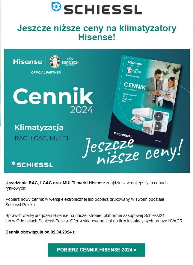 jeszcze nizsze ceny na klimatyzatory hisense