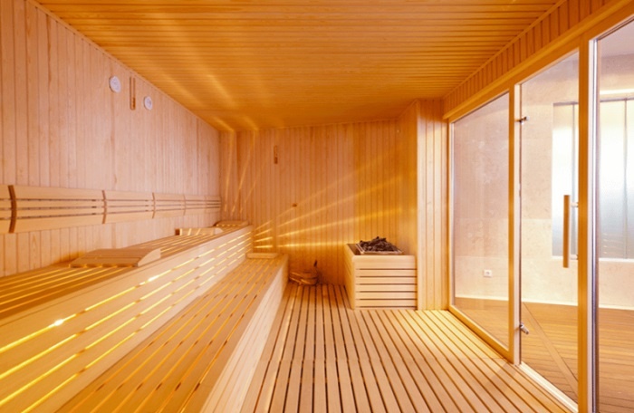 Nowoczesna sauna 