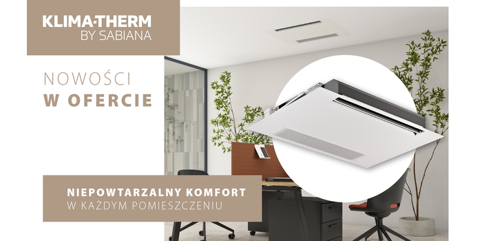 Nowe klimakonwektory Sabiana w ofercie Klima-Therm