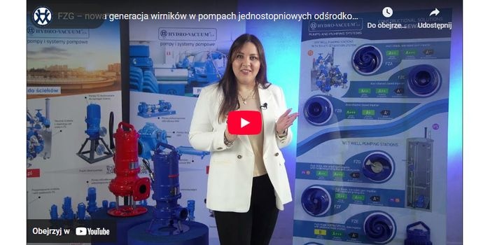 FZG &ndash; nowa generacja wirnik&oacute;w do pomp ściekowych! Zobacz wideo
