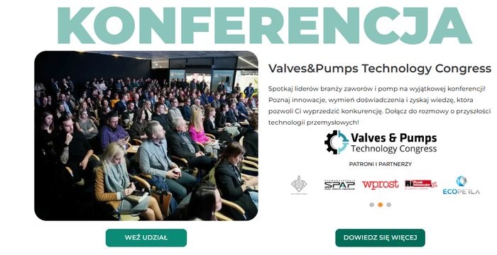 konferencja valves and pumps