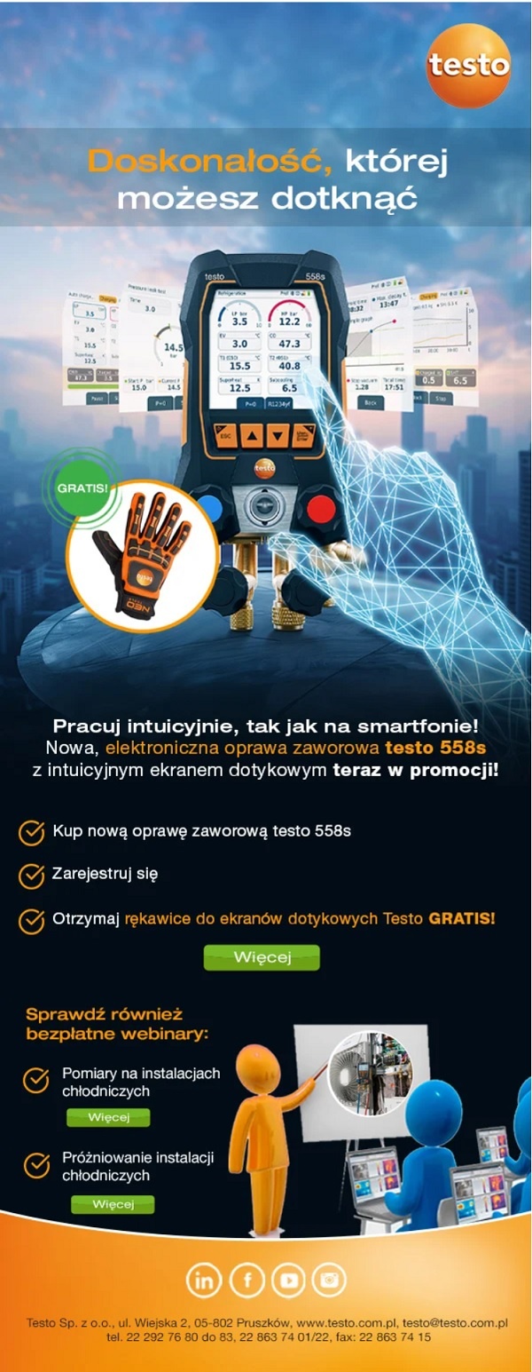 testo pomiary na instalacjach chlodniczych