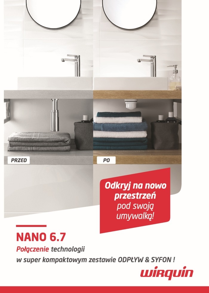 syfon nano 6 7 - reklama z aranżacją