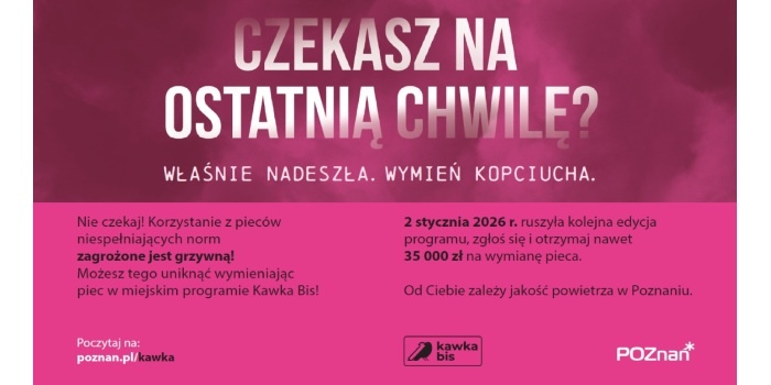 W Poznaniu ruszyła kolejna edycja programu dotacji na wymianę źr&oacute;deł ciepła