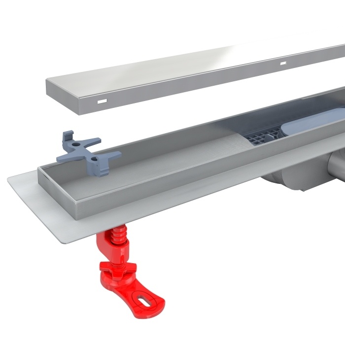 odplyw liniowy alfalinear inox dwustronny 4