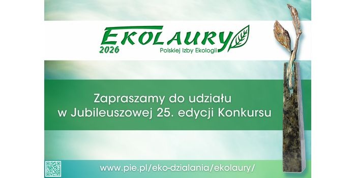 25. edycja konkursu EKOLAURY Polskiej Izby Ekologii