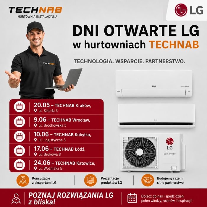 plakat dni otwarte lg w technab
