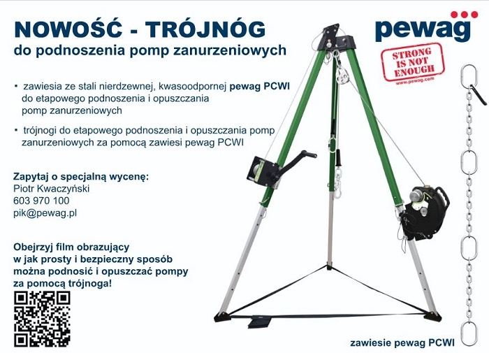 pewag trojnog do podnoszenia pomp