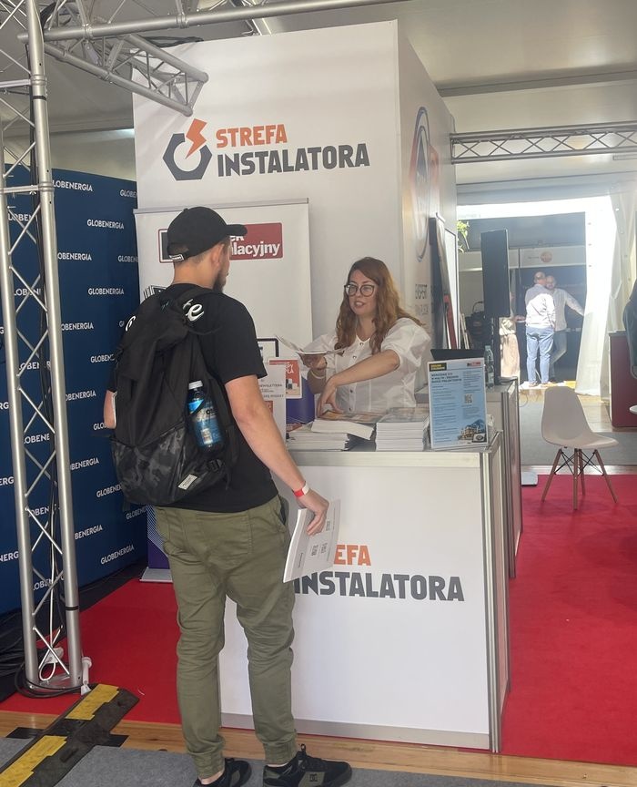stoisko strefa instalatora na targach